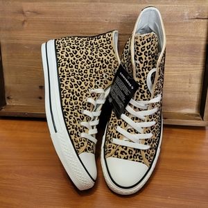 Converse Leopard Print High Tops